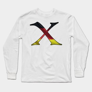 German flag X Long Sleeve T-Shirt